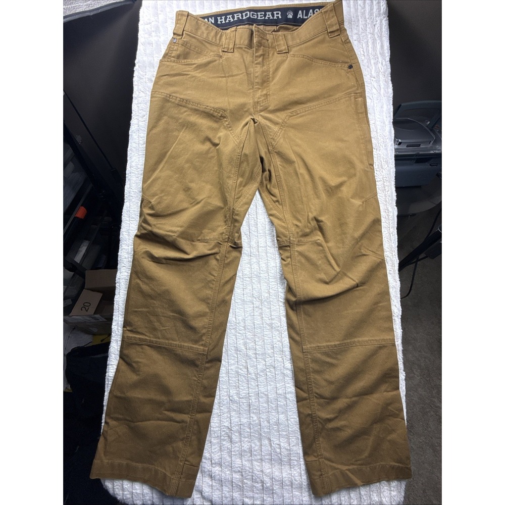 Alaskan Hardgear Pants Mens 32x32 Tan Stone Run Stretch Utility Gorpcore EUC